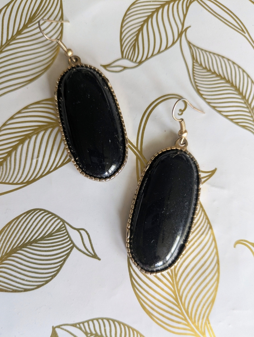Black Statement Earrings
